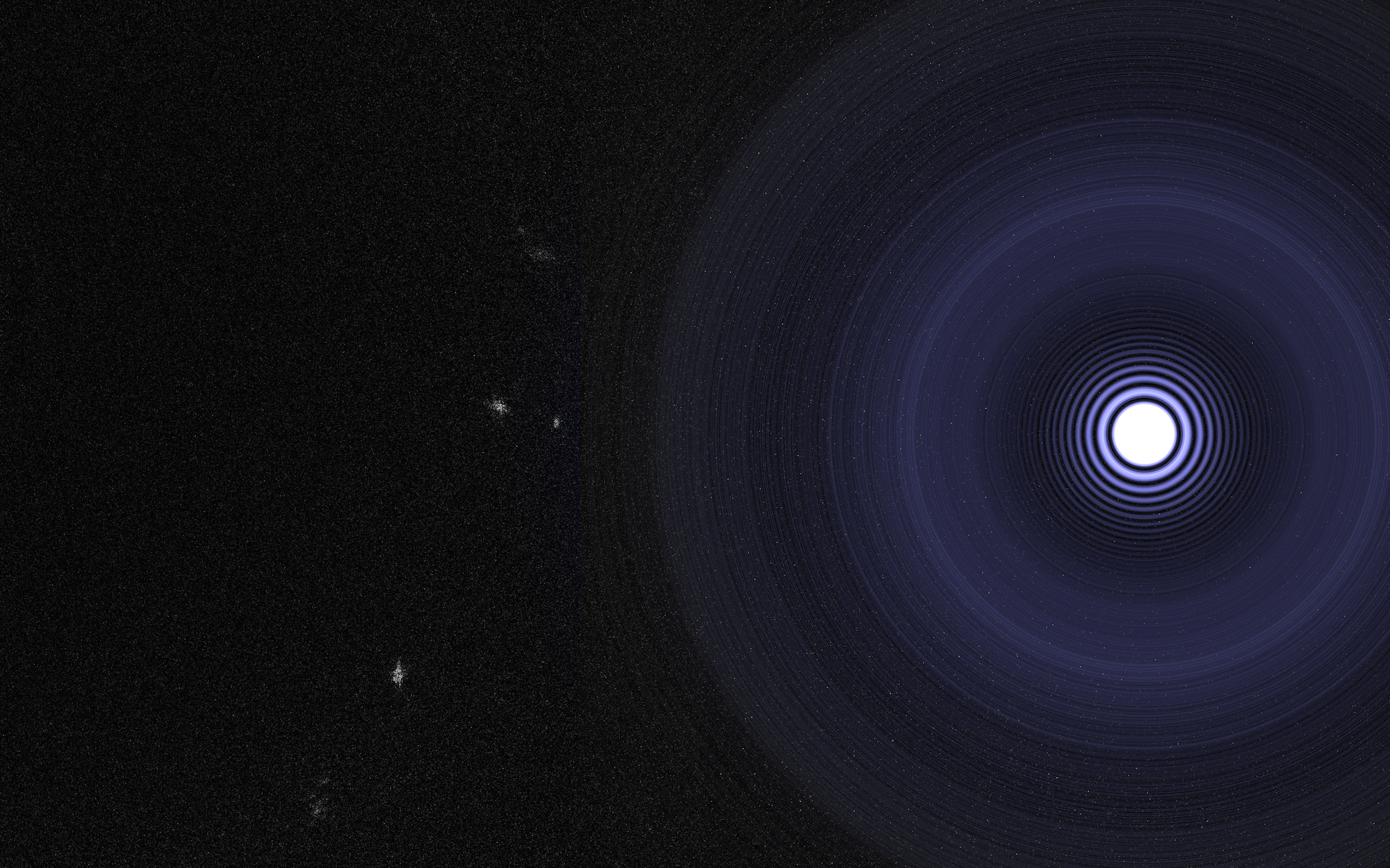 Decorative background image with a layered circular pattern.